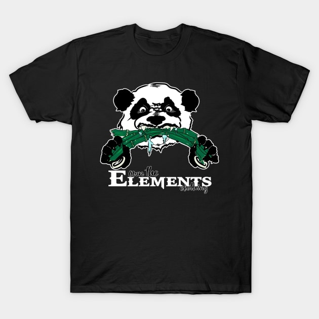 OTE Angry Panda alt text T-Shirt by OwnTheElementsClothing